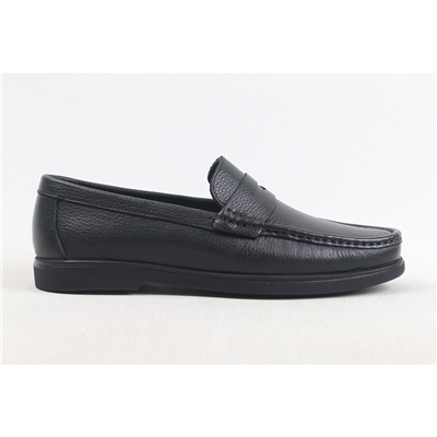ULUS 3208 FİYONKLU SİYAH LOAFER AYAKKABI
