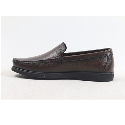 Ulus 3210 Düz Fitilli Kahve Loafer Ayakkabi