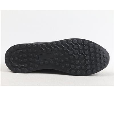 ULUS 326-1 SİYAH LASTİKLİ SNEAKER SPOR AYAKKABI