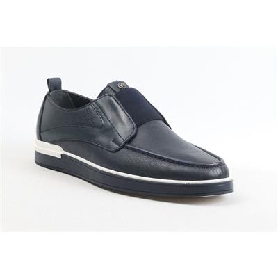 ULUS 345 LASTİKLİ LACİVERT LOAFER AYAKKABI
