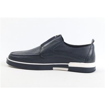 ULUS 345 LASTİKLİ LACİVERT LOAFER AYAKKABI
