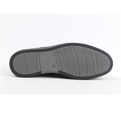 Ulus 345 Lastikli Siyah Loafer Ayakkabi