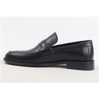 Ulus 353 Hasirli Bağsiz Siyah Enjeksiyon Klasik Ayakkabi