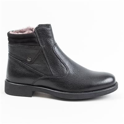 Ulus 423 Siyah Hakiki Kürklü Bot