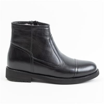 Ulus 441 Siyah Hakiki Kürklü Klasik Bot