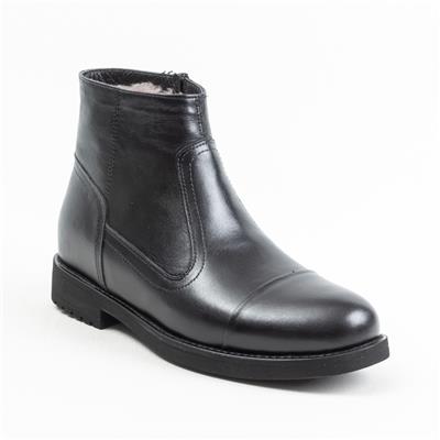 Ulus 441 Siyah Hakiki Kürklü Klasik Bot