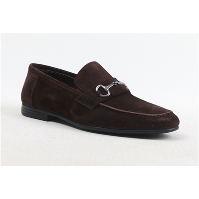 Ulus 459 Kahve Süet Loafer Ayakkabi