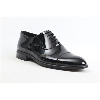 Ulus 4628-2 Siyah Rugan Jurdan Neolit Klasik Ayakkabi