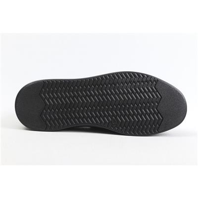 Ulus 490 Delikli Aynali Siyah Casual Ayakkabi