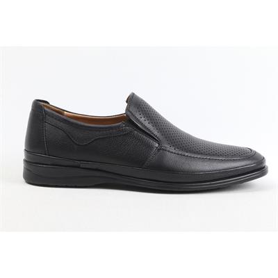 Ulus 5073-1 Delikli Siyah Comfort Ayakkabi