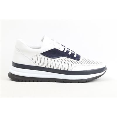 Ulus 555 Delikli Beyaz Sneaker Spor Ayakkabi