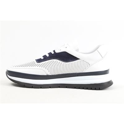 Ulus 555 Delikli Beyaz Sneaker Spor Ayakkabi