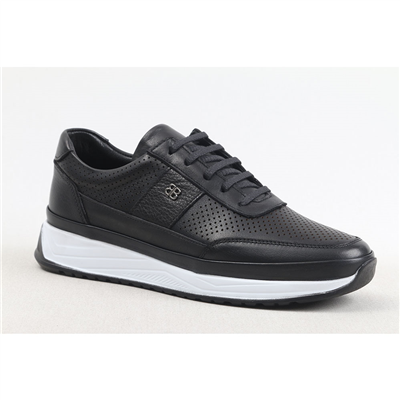Ulus 566 Delikli Siyah Sneaker Spor Ayakkabi
