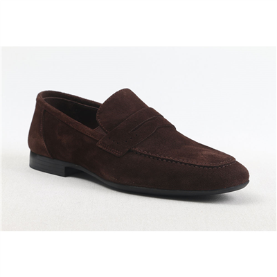 Ulus 611 Kahve Süet Loafer Ayakkabi