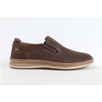 Ulus 7050 Kahve Nubuk Loafer Ayakkabi