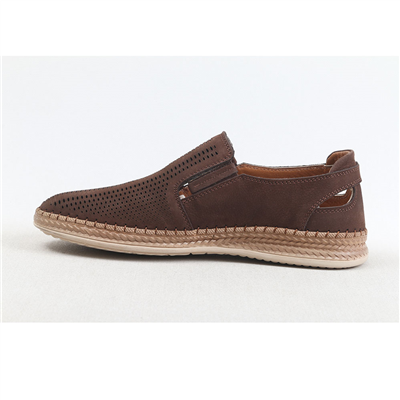 Ulus 7050 Kahve Nubuk Loafer Ayakkabi