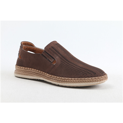 Ulus 7050 Kahve Nubuk Loafer Ayakkabi