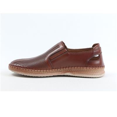 Ulus 7050 Taba Delikli Loafer Ayakkabi