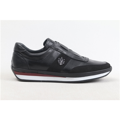 ULUS 710 LASTİKLİ SİYAH SNEAKER SPOR AYAKKABI