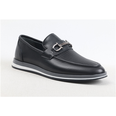 Ulus 7130 Siyah Tokali Loafer Ayakkabi