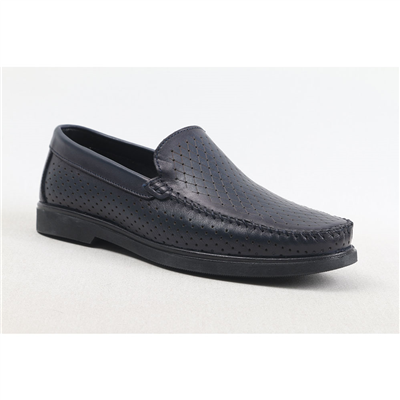 Ulus 800 Delikli Lacivert Loafer Ayakkabi