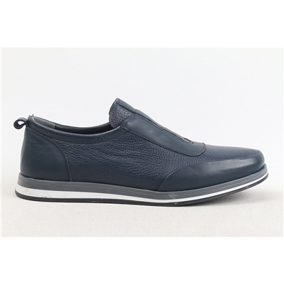 Ulus 8110 Lacivert Lastikli Loafer Ayakkabi