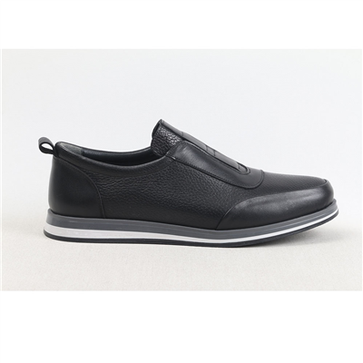 Ulus 8110 Siyah Lastikli Loafer Ayakkabi