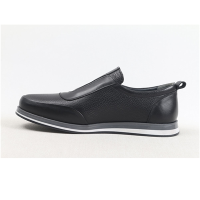 Ulus 8110 Siyah Lastikli Loafer Ayakkabi