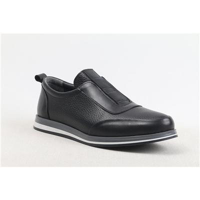 Ulus 8110 Siyah Lastikli Loafer Ayakkabi