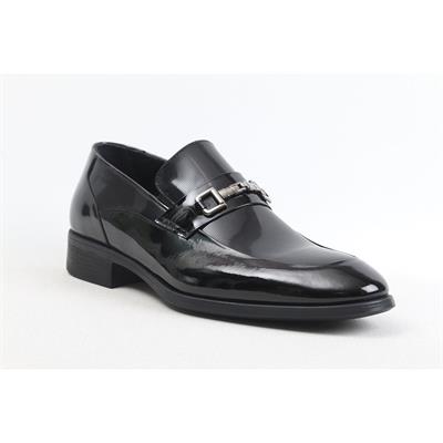 Ulus 924 Termo Rubber Siyah Rugan Klasik Ayakkabi