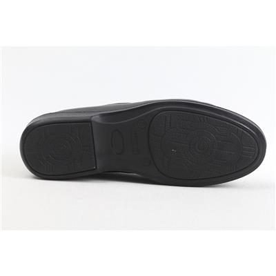 Ulus 929 Delikli Siyah Loafer Ayakkabi