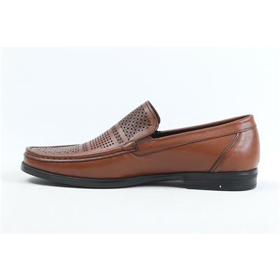 Ulus T-50 Delikli Taba  Loafer Ayakkabi