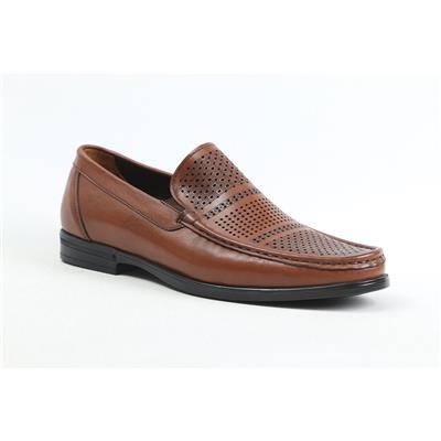 Ulus T-50 Delikli Taba  Loafer Ayakkabi