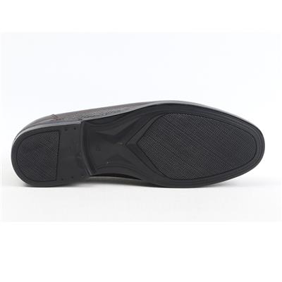 Ulus T-766-1 Delikli Siyah Loafer Ayakkabi