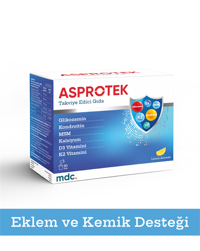 ASPROTEK (Glukozamin, Kondroitin, MSM, Kalsiyum) 30 Saşe