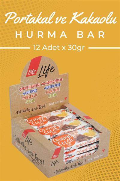 Pike Life Portakallı Kakaolu Bar 30 g 12'li Kutu