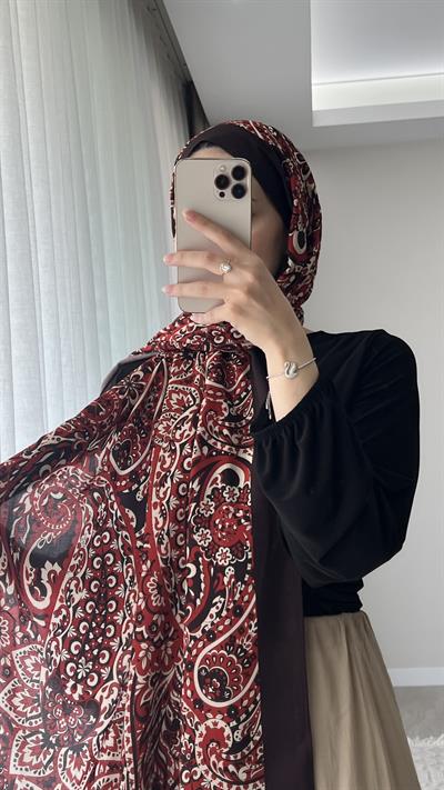 Deluxe Desenli Şal Neelam