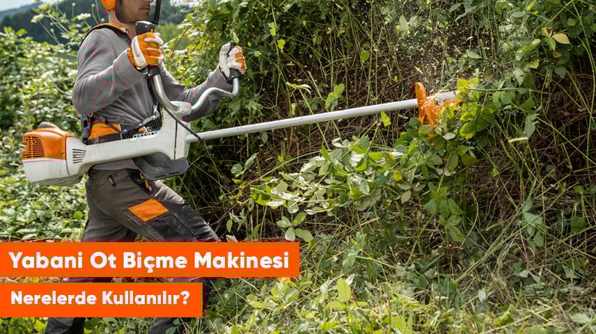 yabani ot biçme makinesi