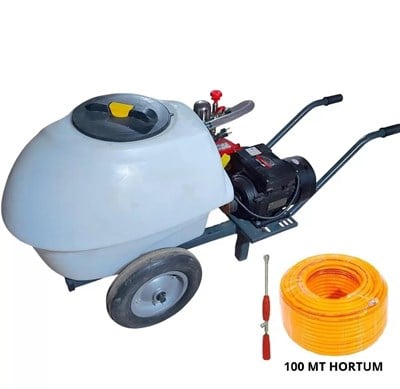 Gardenpro GP60E Büyük Pompa Elektrikli İlaçlama Makinası 60 Lt + 100 Mt Hortum