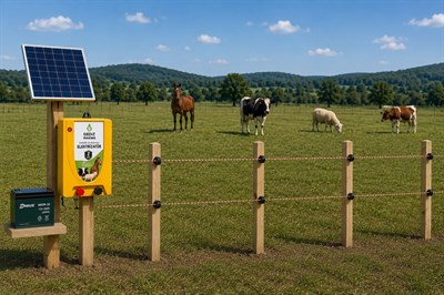 Gediz ULTRA 30000M2 Güneş Enerjili - Sensörlü Elektrikli Çit Sistemi