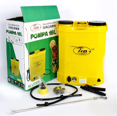 HB AKÜLÜ ŞARJLI SIRT TİPİ İLAÇLAMA MAKİNESİ - 16 Lt.