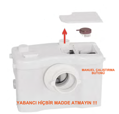 Momentum H600-A / Bıçaklı Wc Pompası 220V/50HZ