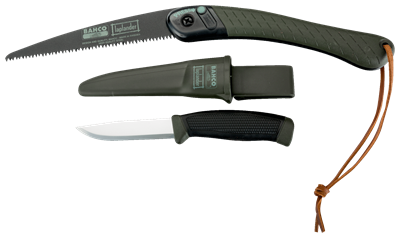 Bahco LAP-KNIFE Katlanır Testere ve Bıçak seti