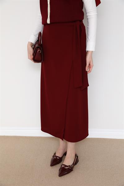 Anvelop Uzun Etek - Bordo