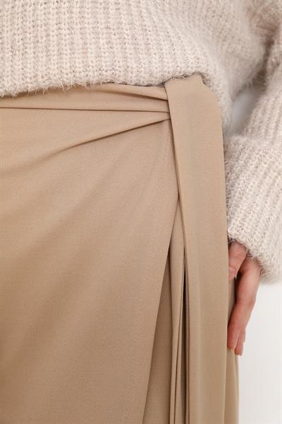 Anvelop Uzun Etek - Krem