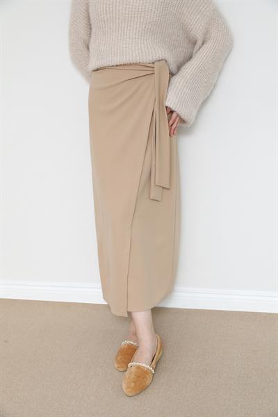 Anvelop Uzun Etek - Krem