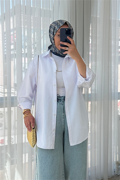 Basic Gömlek - Beyaz