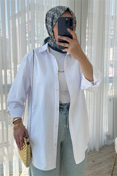 Basic Gömlek - Beyaz