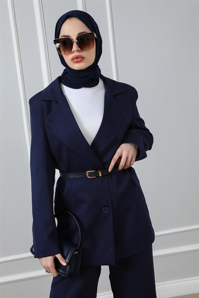 Blazer İkili Takım - Lacivert
