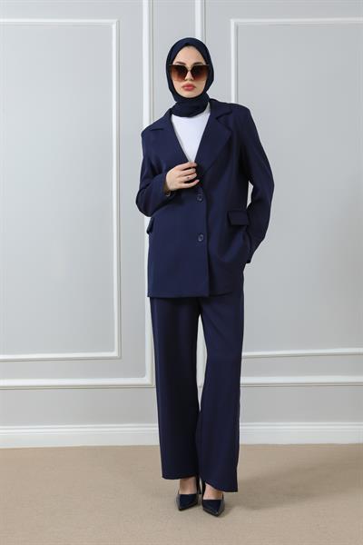 Blazer İkili Takım - Lacivert